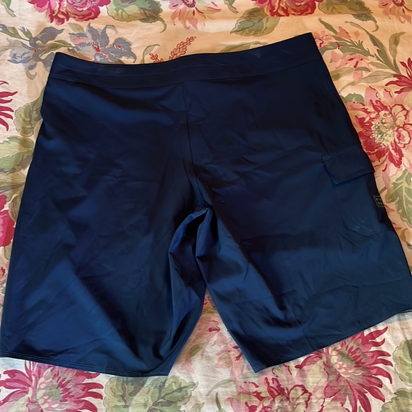 BILLABONG Size 36 Platinum X All Day Board Short Teal Bathing Suit Swim Tie NEW - Picture 2 of 16